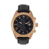 Buy Shop Maserati Traguardo Chronograph Black Dial Black Leather Strap Watch For Men - R8871612002 USA Online