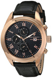 Buy Shop Maserati Traguardo Chronograph Black Dial Black Leather Strap Watch For Men - R8871612002 USA Online