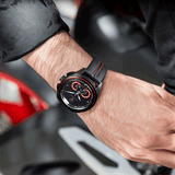 Buy Shop Maserati Traguardo Chronograph Black Dial Black Leather Strap Watch for Men - R8871612023 USA Online