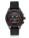 Buy Shop Maserati Traguardo Chronograph Black Dial Black Leather Strap Watch for Men - R8871612023 USA Online
