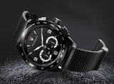 Buy Shop Maserati Traguardo Chronograph Black Dial Black Mesh Bracelet Watch For Men - R8873612031 USA Online