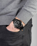 Buy Shop Maserati Traguardo Chronograph Black Dial Black Mesh Bracelet Watch For Men - R8873612031 USA Online