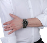Buy Shop Maserati Traguardo Chronograph Black Dial Black Mesh Bracelet Watch For Men - R8873612031 USA Online