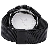 Buy Shop Maserati Traguardo Chronograph Black Dial Black Mesh Bracelet Watch For Men - R8873612031 USA Online