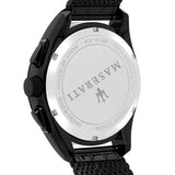 Buy Shop Maserati Traguardo Chronograph Black Dial Black Mesh Bracelet Watch For Men - R8873612031 USA Online