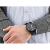 Buy Shop Maserati Traguardo Chronograph Black Dial Black Rubber Strap Watch For Men - R8871612004 USA Online
