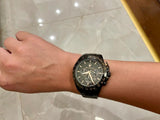 Buy Shop Maserati Traguardo Chronograph Black Dial Black Steel Strap Watch For Men - R8873612048 USA Online