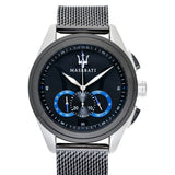 Buy Shop Maserati Traguardo Chronograph Black Dial Mesh Bracelet Watch For Men - R8873612006 USA Online