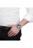 Buy Shop Maserati Traguardo Chronograph Black Dial Silver Mesh Bracelet Watch For Men - R8873612008 USA Online
