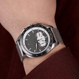 Buy Shop Maserati Traguardo Chronograph Black Dial Silver Mesh Bracelet Watch For Men - R8873612008 USA Online