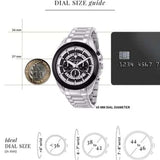 Buy Shop Maserati Traguardo Chronograph Black Dial Silver Steel Strap Watch For Men - R8873612059 USA Online