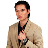 Buy Shop Maserati Traguardo Chronograph Black Dial Silver Steel Strap Watch For Men - R8873612059 USA Online