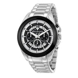 Buy Shop Maserati Traguardo Chronograph Black Dial Silver Steel Strap Watch For Men - R8873612059 USA Online