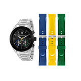 Buy Shop Maserati Traguardo Chronograph Black Dial Silver Steel Strap Watch for Men - R8873612061 USA Online
