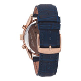 Buy Shop Maserati Traguardo Chronograph Blue Dial Blue Leather Strap Watch for Men - R8871612015 USA Online
