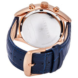 Buy Shop Maserati Traguardo Chronograph Blue Dial Blue Leather Strap Watch for Men - R8871612015 USA Online