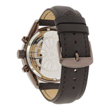 Buy Shop Maserati Traguardo Chronograph Blue Dial Brown Leather Strap Watch For Men - R8871612008 USA Online