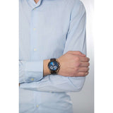 Buy Shop Maserati Traguardo Chronograph Blue Dial Brown Leather Strap Watch For Men - R8871612024 USA Online