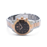 Buy Shop Maserati Traguardo Chronograph Brown Dial Two Tone Steel Strap Men's Watch - R8873612003 USA Online