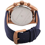 Buy Shop Maserati Traguardo Chronograph Grey Dial Leather Strap Men's Watch - R8871612016 USA Online