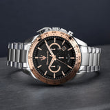 Buy Shop Maserati Traguardo Chronograph Limited Edition Black Dial Silver Steel Strap Watch For Men - R8873612047 USA Online