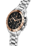 Buy Shop Maserati Traguardo Chronograph Limited Edition Black Dial Silver Steel Strap Watch For Men - R8873612047 USA Online