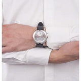 Buy Shop Maserati Traguardo Chronograph Silver Dial Black Rubber Strap Watch for Men - R8871612012 USA Online
