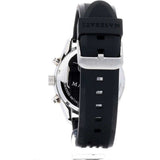 Buy Shop Maserati Traguardo Chronograph Silver Dial Black Rubber Strap Watch for Men - R8871612012 USA Online