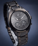Buy Shop Maserati Traguardo Gun Metal Dial Grey Steel Strap Watch For Men - R8873612002 USA Online