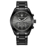 Buy Shop Maserati Traguardo Gun Metal Dial Grey Steel Strap Watch For Men - R8873612002 USA Online