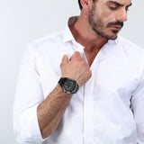 Buy Shop Maserati Traguardo Limited Edition Chronograph Black Dial Black Steel Strap Watch for Men - R8873612045 USA Online