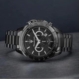 Buy Shop Maserati Traguardo Limited Edition Chronograph Black Dial Black Steel Strap Watch for Men - R8873612045 USA Online