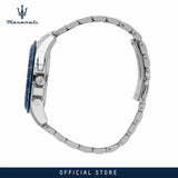 Buy Shop Maserati Traguardo Limited Edition Chronograph Blue Dial Silver Steel Strap Watch for Men - R8873612052 USA Online