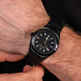 Buy Shop Maserati Triconic Analog Black Dial Black Steel Strap Watch For Men - R8853139004 USA Online