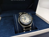 Buy Shop Maserati Triconic Automatic Skeleton Blue Dial Watch For Men - R8823139001 USA Online