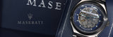 Buy Shop Maserati Triconic Automatic Skeleton Blue Dial Watch For Men - R8823139001 USA Online