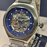 Buy Shop Maserati Triconic Automatic Skeleton Blue Dial Watch For Men - R8823139001 USA Online