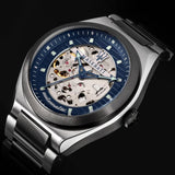 Buy Shop Maserati Triconic Automatic Skeleton Blue Dial Watch For Men - R8823139001 USA Online