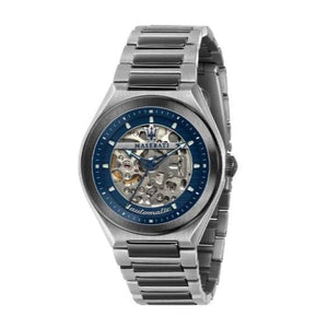 Buy Shop Maserati Triconic Automatic Skeleton Blue Dial Watch For Men - R8823139001 USA Online
