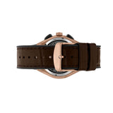 Buy Shop Maserati Triconic Chronograph Grey Dial Brown Leather Strap Watch For Men - R8871639003 USA Online