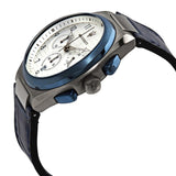 Buy Shop Maserati Triconic Chronograph White Dial Blue Leather Strap Watch For Men - R8871639001 USA Online