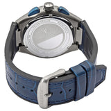 Buy Shop Maserati Triconic Chronograph White Dial Blue Leather Strap Watch For Men - R8871639001 USA Online