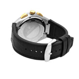 Buy Shop Maserati Triconic Chronograph White Dial Black Leather Strap Watch For Men - R8871639004 USA Online