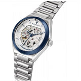 Maserati Triconic Automatic Skeleton Grey Dial Silver Steel Strap Watch For Men - R8823139002