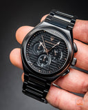 Buy Shop Maserati Triconic Quartz Black Dial Black Steel Strap Watch For Men - R8873639003 USA Online