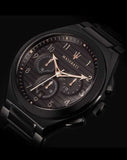 Buy Shop Maserati Triconic Quartz Black Dial Black Steel Strap Watch For Men - R8873639003 USA Online