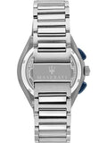 Buy Shop Maserati Triconic Quartz Blue Dial Silver Steel Strap Watch For Men - R8873639001 USA Online
