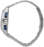 Buy Shop Maserati Triconic Quartz Blue Dial Silver Steel Strap Watch For Men - R8873639001 USA Online