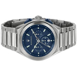 Buy Shop Maserati Triconic Quartz Blue Dial Silver Steel Strap Watch For Men - R8873639001 USA Online