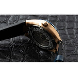 Buy Shop Maserati Triconic Skeleton Black Dial Blue Leather Strap Watch For Men - R8821139001 USA Online